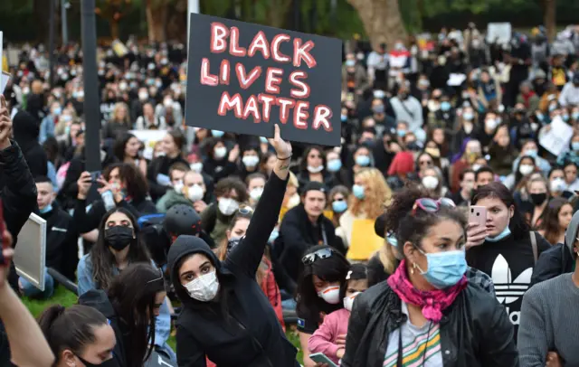 Black Lives Matter protest in Sydney, Australia