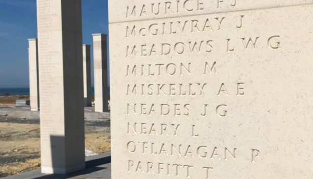 The memorial was meant to be officially opened on 4 September