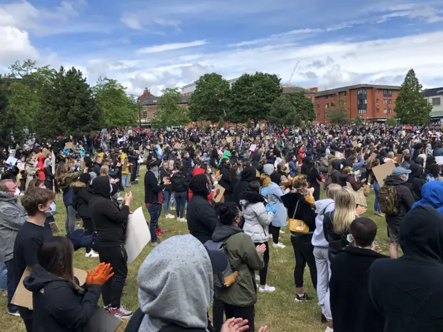 Protest in Sheffield