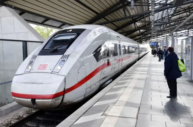 Deutsche Bahn train in Germany