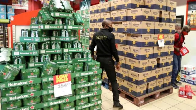 A liquor store in Soweto, South Africa, 1 June 2020