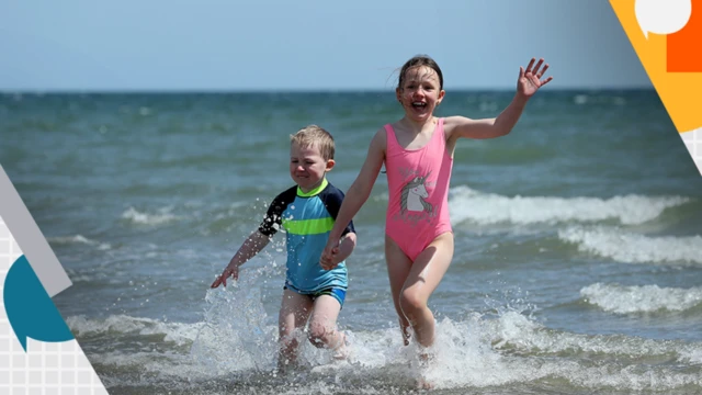 Children on holiday