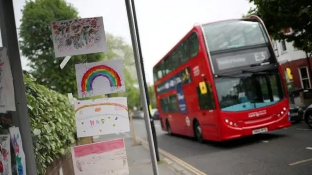 A bus in London