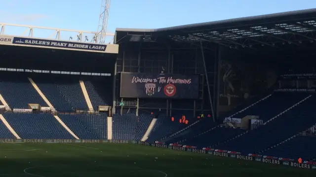 Inside The Hawthorns, West Bromwich Albion's ground