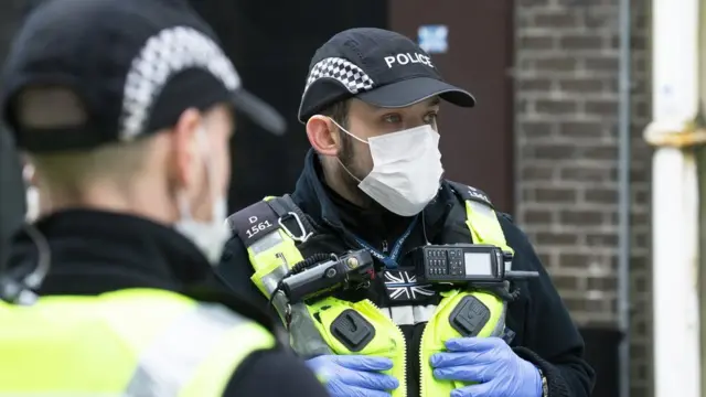 Police in PPE