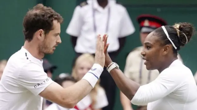 Andy Murray and Serena Williams