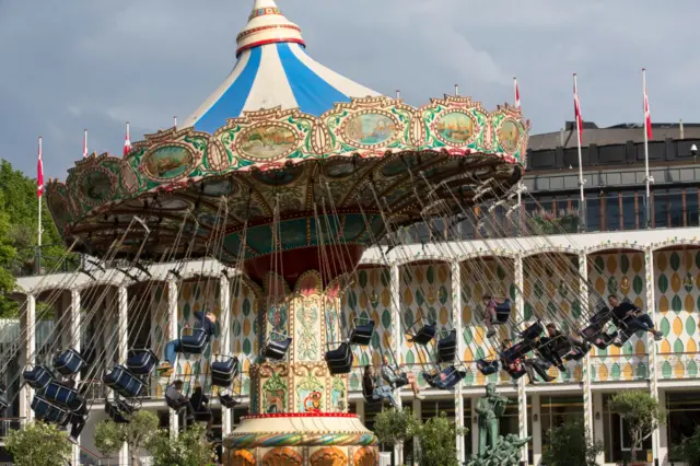 A carousel