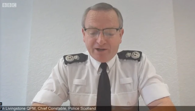 Scotland's chief constable Iain Livingstone