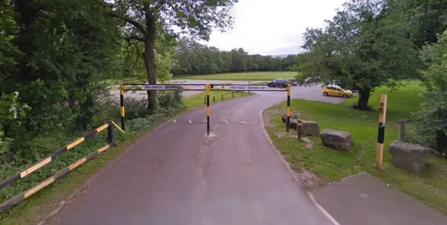 Boating lake car park