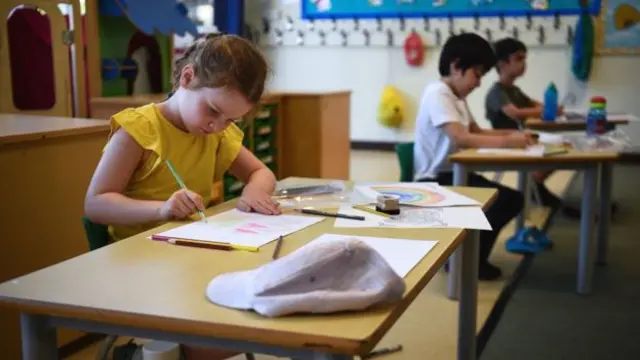 Child at school