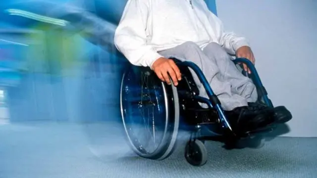 Wheelchair user