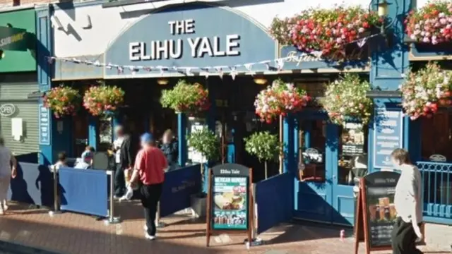 The Elihu Yale pub in Wrexham