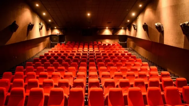 Empty cinema hall