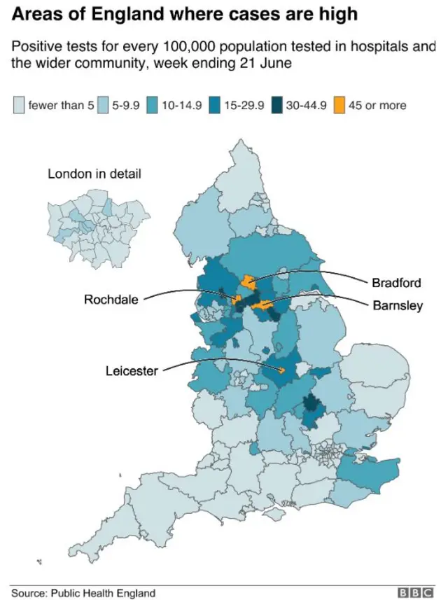 PHE Map