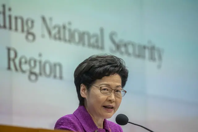 Carrie Lam, Hong Kong's chief executive