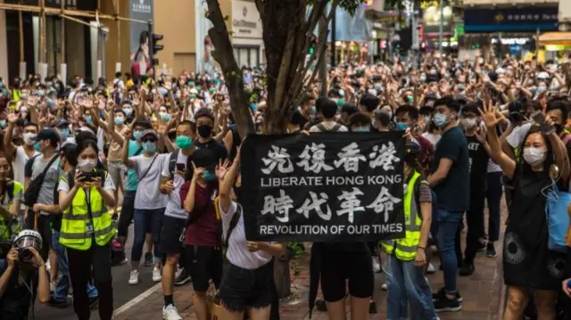 Protest in Hong Kong