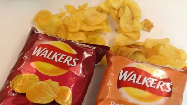 Walkers crisp packets