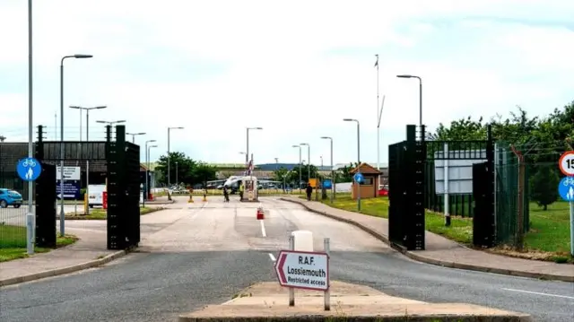 Two people working for contractor Volker Fitzpatrick at RAF Lossiemouth are in isolation