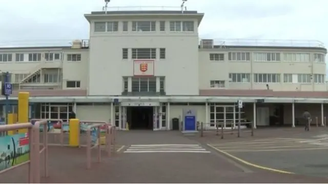 Jersey Airport arrivals building