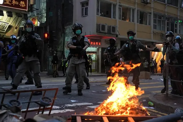 Protest against new national security law in Hong Kong