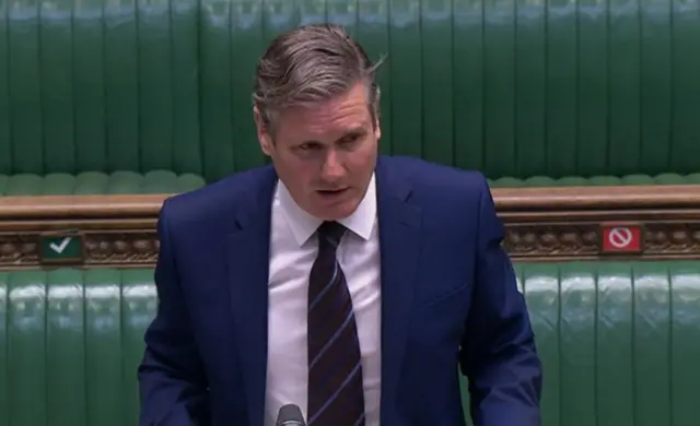 Sir Keir Starmer in the House of Commons on 1 July