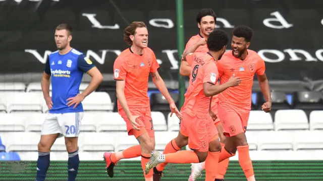 Huddersfield celebrate