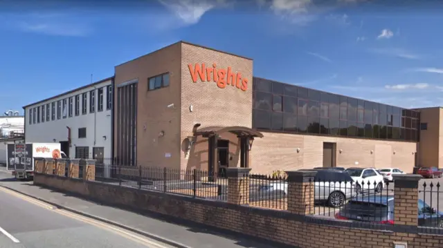 Wrights factory in Crewe