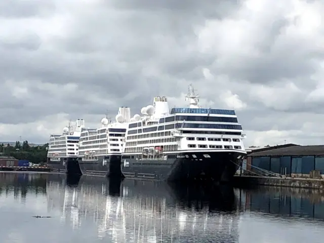 cruise ships in glasgow