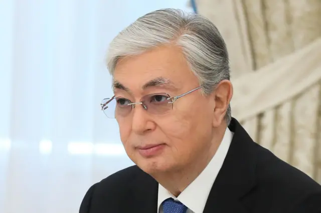 Kazakhstan President Kassym-Jomart Tokayev