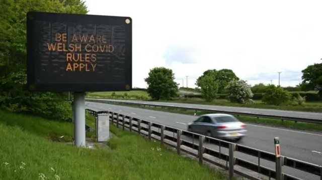 People in Wales were told not to make non-essential journeys by car during lockdown