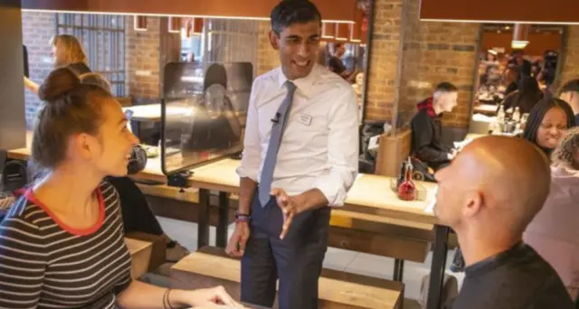 Chancellor Rishi Sunak is encouraging people to eat out