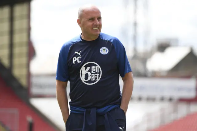 Wigan boss Paul Cook