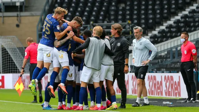 Brentford celebrate