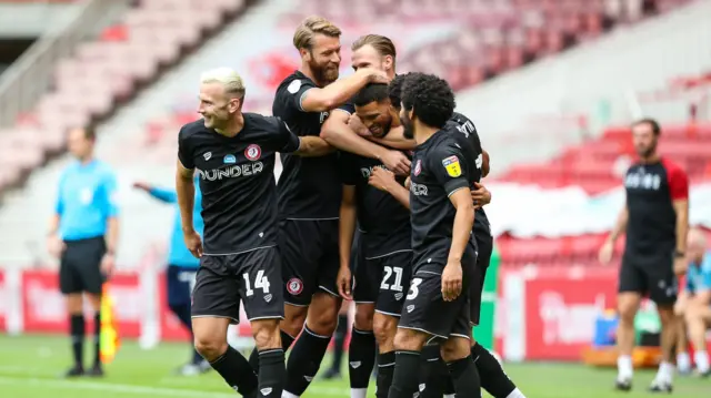 Bristol City celebrate