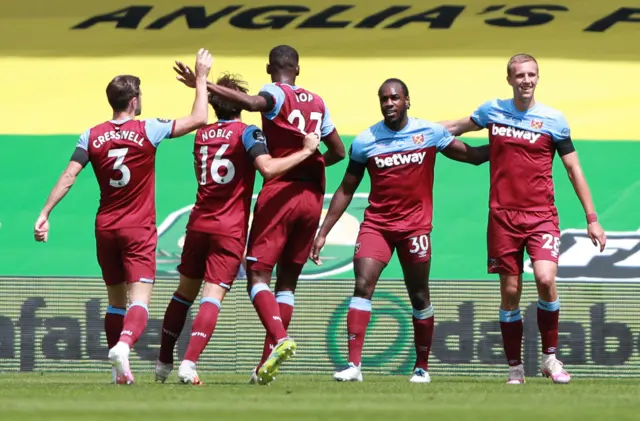 West Ham celebrate