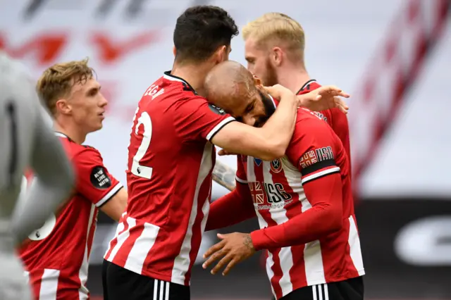 Sheff United celebrate