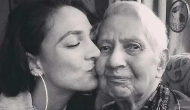 Crystal Apollonia and her grandmother Grace Greenwood