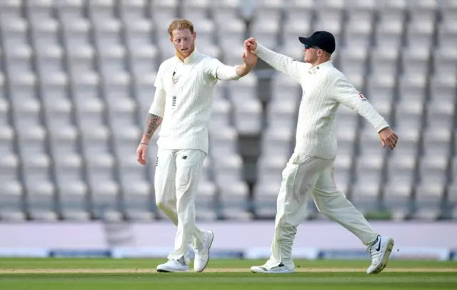 Ben Stokes and Dom Bess