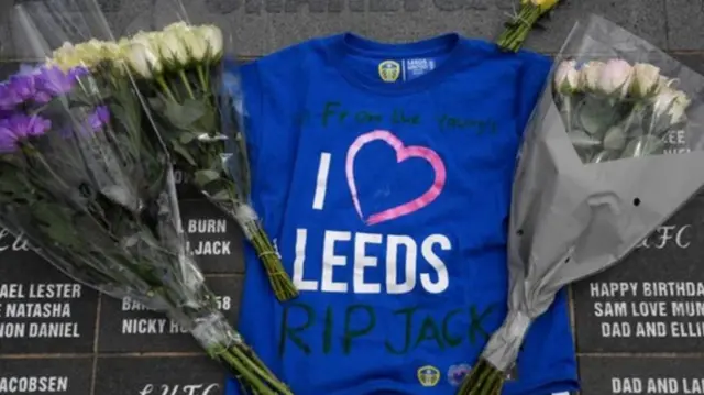 Tributes at Elland Road