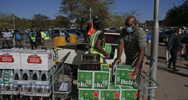 This is the second ban on alcohol sales since South Africa's outbreak began