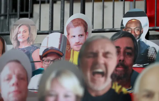 Prince Harry in the Oxford 'fans'