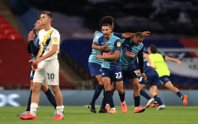 Wycombe celebrate