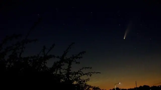 Comet NEOWISE taken early hours Sunday morning. North Anston.