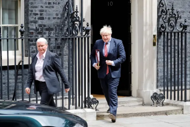 Boris Johnson leaving No 10