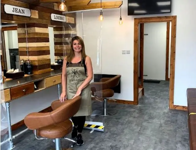 Frances Anderson is opening her salon Giffnock Barbers at midnight to meet demand