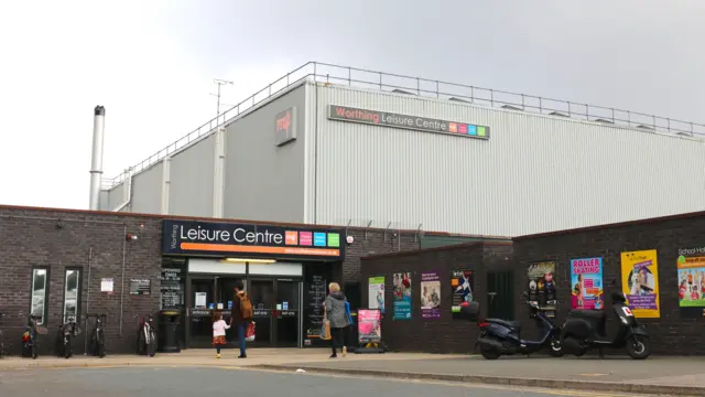 Worthing Leisure Centre, taken from outside