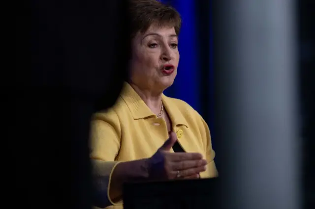 IMF Managing Director Kristalina Georgieva speaks