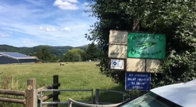 Workers are self-isolating at the Herefordshire farm