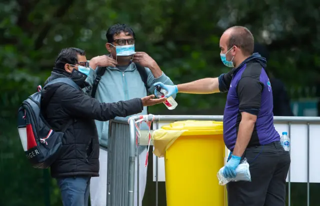 Coronavirus testing in Leicester