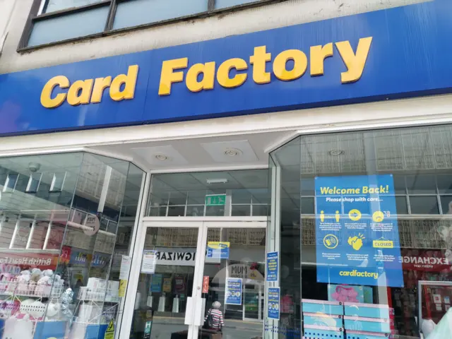 Card Factory in Leicester city centre